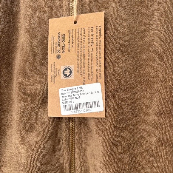 The simple folk terry bomber jacket - Picture 5 of 6